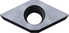 Kyocera - DCGW32.51 Grade KW10 Carbide Turning Insert - Uncoated, 55° Diamond, 3/8" Inscr Circle, 5/32" Thick, 1/64" Corner Radius - A1 Tooling