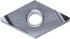 Kyocera - DNGG331 S Grade KW10 Carbide Turning Insert - Uncoated, 55° Diamond, 3/8" Inscr Circle, 3/16" Thick, 1/64" Corner Radius - A1 Tooling