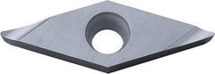 Kyocera - VCGT332 A3 Grade KW10 Carbide Turning Insert - Uncoated, 35° Diamond, 3/8" Inscr Circle, 3/16" Thick, 1/32" Corner Radius - A1 Tooling