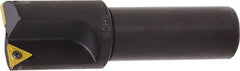 Kyocera - 0.609 Inch Diameter, Interchangeable Pilot, Weldon Flat 3/4 Inch Shank Diameter, 1 Insert, Indexable Counterbore - 2.9 Inch Overall Length, TCMT 18151 Insert - A1 Tooling