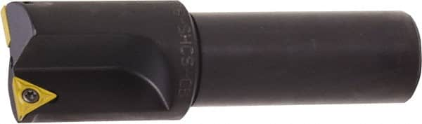 Kyocera - 0.676 Inch Diameter, Interchangeable Pilot, Weldon Flat 3/4 Inch Shank Diameter, 1 Insert, Indexable Counterbore - 2.9 Inch Overall Length, TCMT 18151 Insert - A1 Tooling