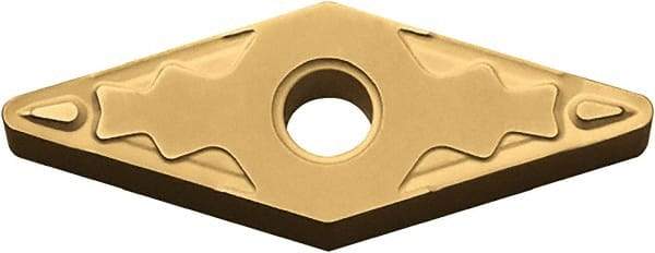 Kyocera - VNMG331 HQ Grade PV90 Cermet Turning Insert - TiN Finish, 35° Diamond, 3/8" Inscr Circle, 3/16" Thick, 1/64" Corner Radius - A1 Tooling