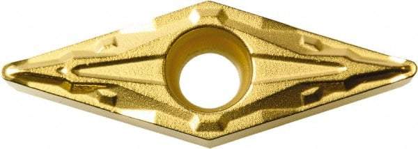 Kyocera - VBMT222 PP Grade PR1225 Carbide Turning Insert - Megacoat Finish, 35° Diamond, 1/4" Inscr Circle, 1/8" Thick, 1/32" Corner Radius - A1 Tooling