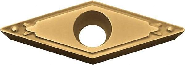 Kyocera - VBMT333 HQ Grade CA525 Carbide Turning Insert - TiCN/Al2O3/TiN Finish, 35° Diamond, 3/8" Inscr Circle, 3/16" Thick, 3/64" Corner Radius - A1 Tooling