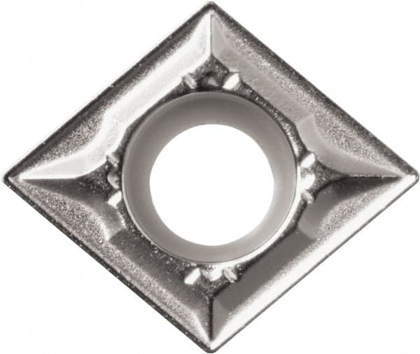 Kyocera - CCMT32.50.5 GK Grade CA6515 Carbide Turning Insert - TiCN/Al2O3/TiN Finish, 80° Diamond, 3/8" Inscr Circle, 5/32" Thick, 0.008" Corner Radius - A1 Tooling