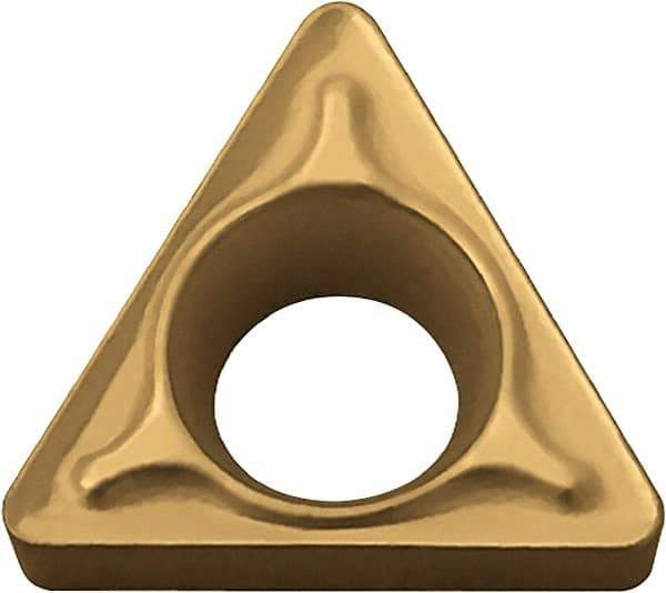 Kyocera - TBMT1.211 DP Grade PR930 Carbide Turning Insert - TiCN Finish, 60° Triangle, 5/32" Inscr Circle, 1/16" Thick, 1/64" Corner Radius - A1 Tooling