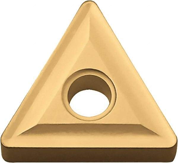 Kyocera - TNMG432 Grade CA525 Carbide Turning Insert - TiCN/Al2O3/TiN Finish, 60° Triangle, 1/2" Inscr Circle, 3/16" Thick, 1/32" Corner Radius - A1 Tooling