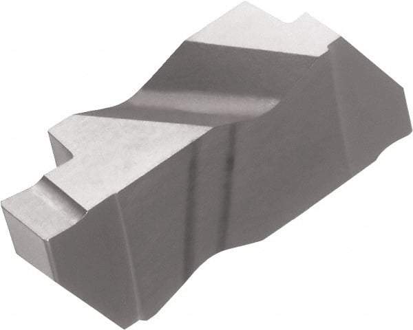 Kyocera - 3062KCGDP Grade TC40, 1/16" Cutting Width Cermet Grooving Insert - 1/8" Max Depth of Cut, Left Hand, 0.008" Corner Radius, TiC/TiN Finish - A1 Tooling