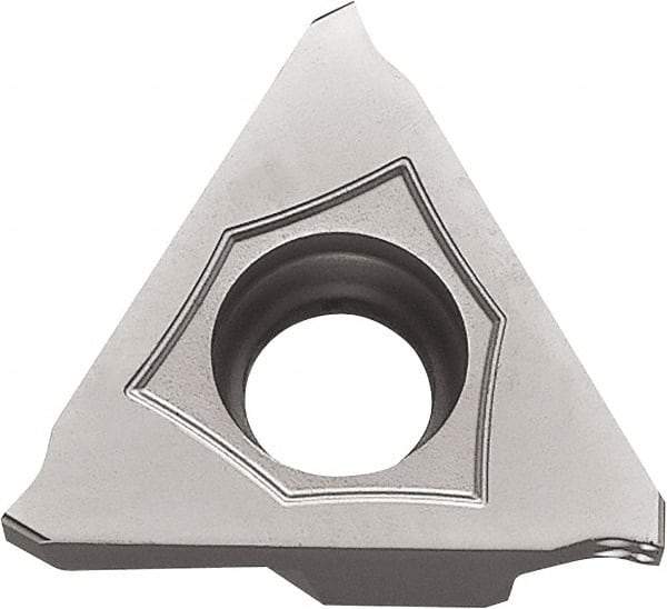 Kyocera - 43GBA MYN Grade PR1215, 1/8" Cutting Width Carbide Grooving Insert - 0.157" Max Depth of Cut, Right Hand, 0.012" Corner Radius, Megacoat Finish - A1 Tooling