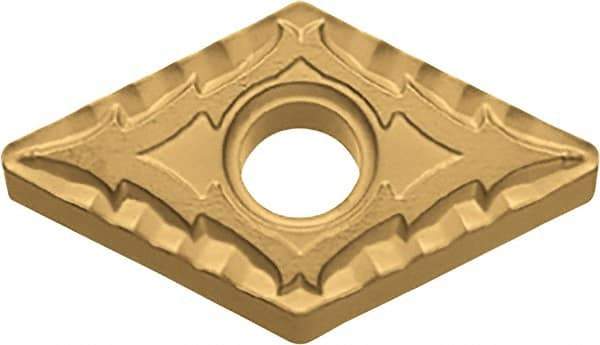 Kyocera - DNMG441 CQ Grade CA515 Carbide Turning Insert - TiCN/Al2O3/TiN Finish, 55° Diamond, 1/2" Inscr Circle, 1/4" Thick, 1/64" Corner Radius - A1 Tooling