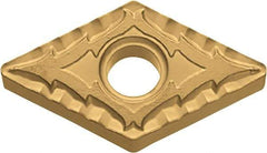 Kyocera - DNMG441 CQ Grade CA515 Carbide Turning Insert - TiCN/Al2O3/TiN Finish, 55° Diamond, 1/2" Inscr Circle, 1/4" Thick, 1/64" Corner Radius - A1 Tooling