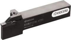 Kyocera - KGD, External, Left Hand, 19.9898mm Max Depth of Cut, 3 to 4mm Groove Width, Indexable Grooving Tool Holder - Multiple Insert Compatibility, 3/4" Shank Height, 3/4" Shank Width, 4.92" OAL - A1 Tooling