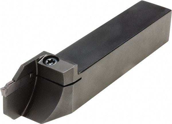 Kyocera - KGD, External, Left Hand, 30mm Max Depth of Cut, 0.118 to 0.157" Groove Width, Indexable Grooving Tool Holder - Multiple Insert Compatibility, 5/8" Shank Height, 5/8" Shank Width, 120.65mm OAL - A1 Tooling