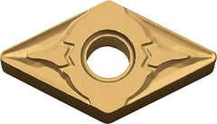 Kyocera - DNMG432 GT Grade CA530 Carbide Turning Insert - TiCN/Al2O3/TiN Finish, 55° Diamond, 1/2" Inscr Circle, 3/16" Thick, 1/32" Corner Radius - A1 Tooling