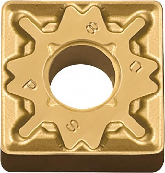 Kyocera - SNMG432 PS Grade CA510 Carbide Turning Insert - TiCN/Al2O3/TiN Finish, 90° Square, 1/2" Inscr Circle, 3/16" Thick, 1/32" Corner Radius - A1 Tooling