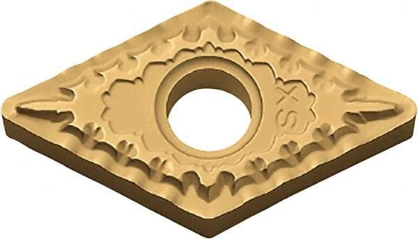 Kyocera - DNMG432 XS Grade CA525 Carbide Turning Insert - TiCN/Al2O3/TiN Finish, 55° Diamond, 1/2" Inscr Circle, 3/16" Thick, 1/32" Corner Radius - A1 Tooling