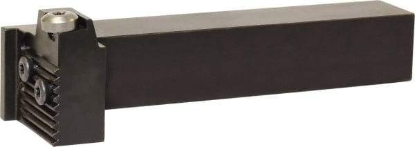 Kyocera - KGDS, External, Left Hand, 10.0076mm Max Depth of Cut, 2.9972mm Max Groove Width, Indexable Grooving Tool Holder - Multiple Insert Compatibility, 1" Shank Height, 1" Shank Width, 5.79" OAL - A1 Tooling