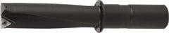 Kyocera - 2-1/4" Max Drill Depth, 0.766" Diam, Indexable Insert Drill - 2 Inserts, 5/8" Shank Diam, Whistle Notch Shank - A1 Tooling