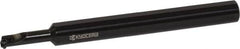 Kyocera - 0.62" Min Bore Diam, 6" OAL, 1/2" Shank Diam, S...SVJB Indexable Boring Bar - 1-1/4" Max Bore Depth, VBET 22.., VBGT 22.., VBGW 22.., VBMT 22.. Insert, Screw Holding Method - A1 Tooling