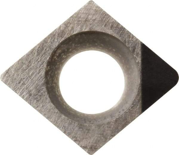 Kyocera - CCGW32.50.5 Grade KPD010 Polycrystalline Diamond (PCD) Turning Insert - Uncoated, 80° Diamond, 3/8" Inscr Circle, 5/32" Thick, 0.008" Corner Radius - A1 Tooling