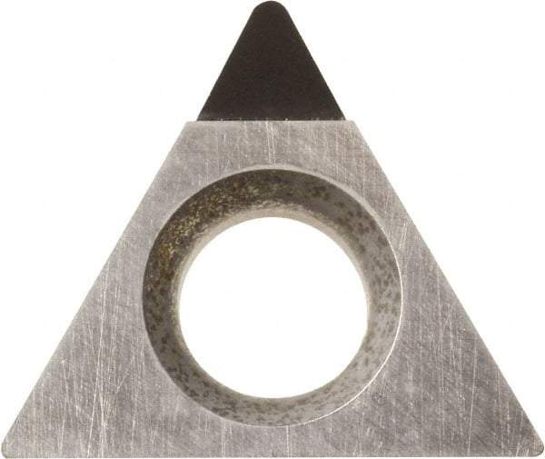 Kyocera - TPMH1.81.50.5 Grade KPD010 Polycrystalline Diamond (PCD) Turning Insert - Uncoated, 60° Triangle, 7/32" Inscr Circle, 3/32" Thick, 0.008" Corner Radius - A1 Tooling