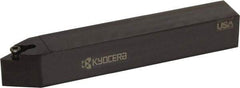 Kyocera - SDNC, Neutral Cut, 63° Lead Angle, 3/4" Shank Height x 3/4" Shank Width, Neutral Rake Indexable Turning Toolholder - 5" OAL, DC.. Insert Compatibility, Series SDNC - A1 Tooling