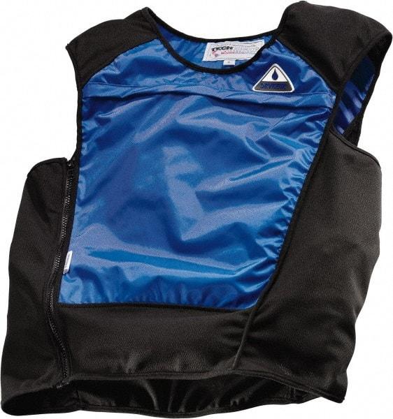 Techniche - Size S, Black & Blue Cooling Vest - Pullover, Nylon, HyperKewl - A1 Tooling