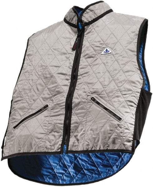 Techniche - Size XL, Silver Cooling Vest - Zipper Front, Nylon, HyperKewl - A1 Tooling