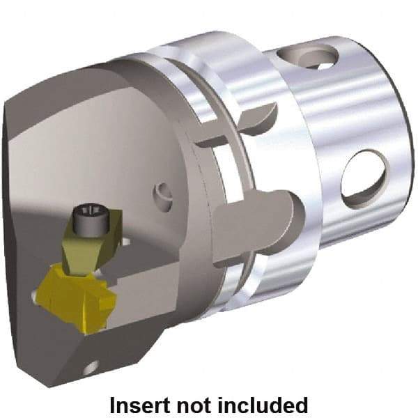 Kennametal - Insert Style NG 3L, 70mm Head Length, Right Hand Cut, Internal/External Modular Threading Cutting Unit Head - System Size KM4X63, 43mm Center to Cutting Edge, Series NE - A1 Tooling