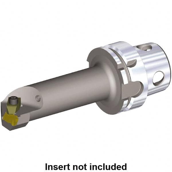 Kennametal - Insert Style NG 3R, 140mm Head Length, Left Hand Cut, Internal Modular Threading Cutting Unit Head - System Size KM4X63, 22mm Center to Cutting Edge, Series NE - A1 Tooling