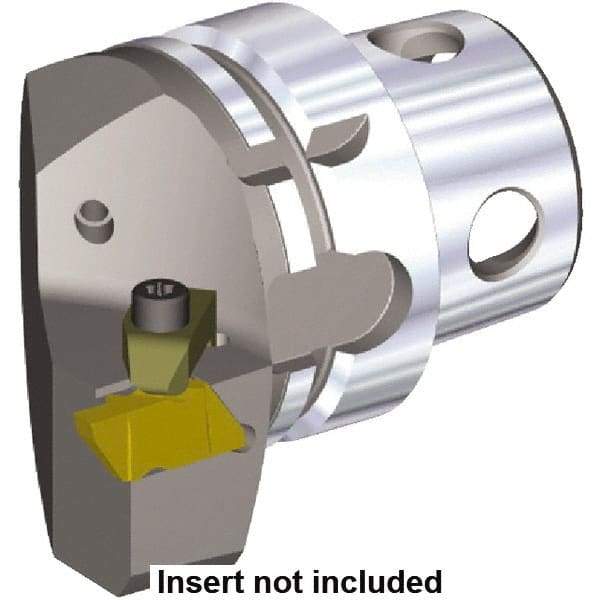 Kennametal - Insert Style NG 3L, 70mm Head Length, Left Hand Cut, External Modular Threading Cutting Unit Head - System Size KM4X63, 43mm Center to Cutting Edge, Series NS - A1 Tooling