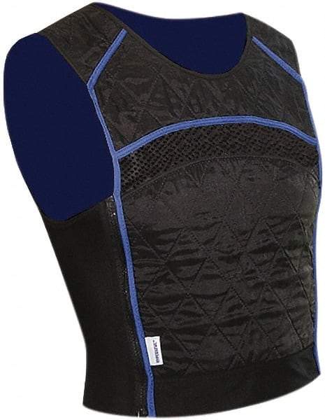 Techniche - Size S, Black & Blue Cooling Vest - Pullover, Spandex, Nylon, HyperKewl - A1 Tooling