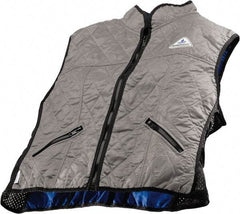 Techniche - Size 2XL, Silver Cooling Vest - Zipper Front, Nylon, HyperKewl - A1 Tooling