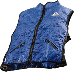 Techniche - Size L, Blue Cooling Vest - Zipper Front, Nylon, HyperKewl - A1 Tooling