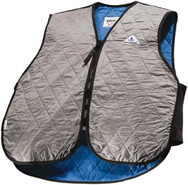 Techniche - Size M, Silver Cooling Vest - Zipper Front, Nylon, HyperKewl - A1 Tooling