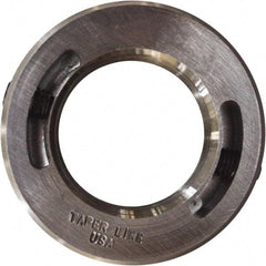 Taper Line - 1-1/8-12 Thread, Steel, One Piece Threaded Shaft Collar - 1-7/8" Outside Diam, 1/2" Wide - A1 Tooling