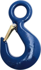 Campbell - 10,000 Lb Capacity, Chain Grade 100, Alloy Steel Eye Hook - 7-3/4" Reach, 2" Eye ID, 10-1/2" OAL - A1 Tooling