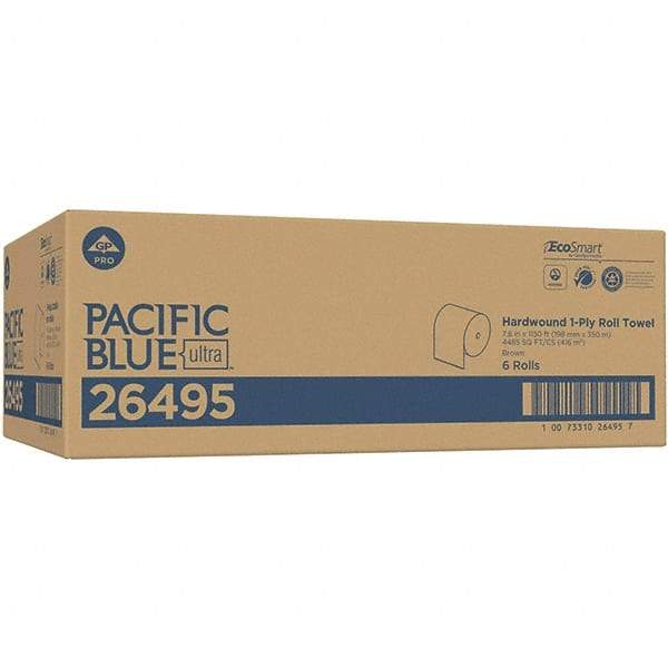 Georgia Pacific - Hard Roll of 1 Ply Brown Paper Towels - 7-7/8" Wide, 1,150' Roll Length - A1 Tooling