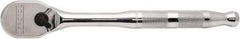 Proto - 1/2" Drive Pear Head Ratchet - Full Polish Chrome Finish, 10" OAL, 90 Gear Teeth, Standard Handle, Reversible Head - A1 Tooling