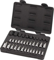 GearWrench - 36 Piece 1/4, 3/8 & 1/2" Drive Torx Bit Socket Set - T8 to T60 Torx - A1 Tooling