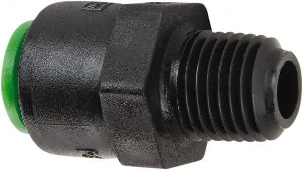 Parker - 1/4" Kynar Check Valve - Inline, Push-to-Connect x MNPT, 300 WOG - A1 Tooling