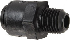 Parker - 1/4" Kynar Check Valve - Inline, Push-to-Connect x MNPT, 300 WOG - A1 Tooling