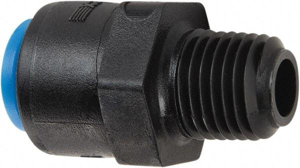 Parker - 1/4" Kynar Check Valve - Inline, Push-to-Connect x MNPT, 300 WOG - A1 Tooling