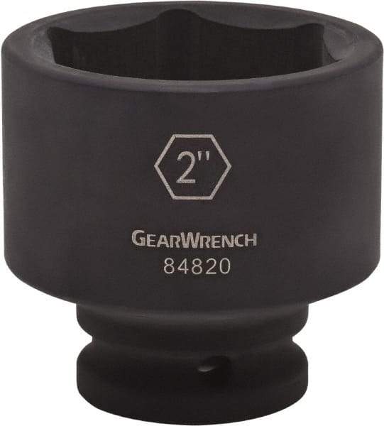 GearWrench - 3/4" Drive 2-7/16" Standard Impact Socket - 6 Points, 2-7/8" OAL - A1 Tooling