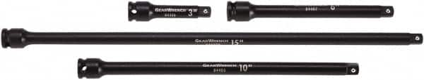 GearWrench - 3/8" Drive Socket Extension Set - 4 Pieces, Includes 6, 10, 3, 15" Lengths - A1 Tooling