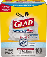 Glad - Pack of (100) 13 Gal 0.9 mil Household/Office Trash Bags - A1 Tooling