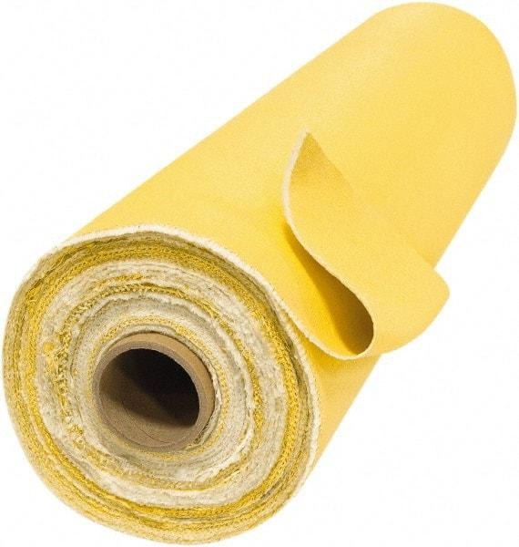 Steiner - 5' Wide x 0.05" Thick Acrylic Coated Fiberglass Welding Blanket - Gold, Grommet - A1 Tooling