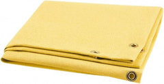 Steiner - 4' High x 3' Wide x 0.05" Thick Acrylic Coated Fiberglass Welding Blanket - Gold, Grommet - A1 Tooling