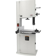 Jet - 20" Throat Capacity, Step Pulley Vertical Bandsaw - 2,530/4,850 SFPM, 5 hp, Single Phase - A1 Tooling