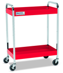 Red Service Cart with 2 Shelves - A1 Tooling